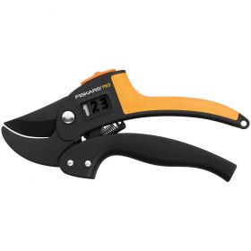 Контактный секатор с храповым механизмом PowerStep Fiskars 111670 (1000575)