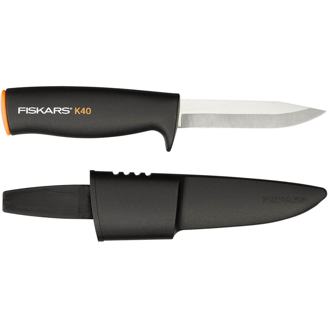 Нож общего назначения Fiskars с чехлом 125860 (1001622)