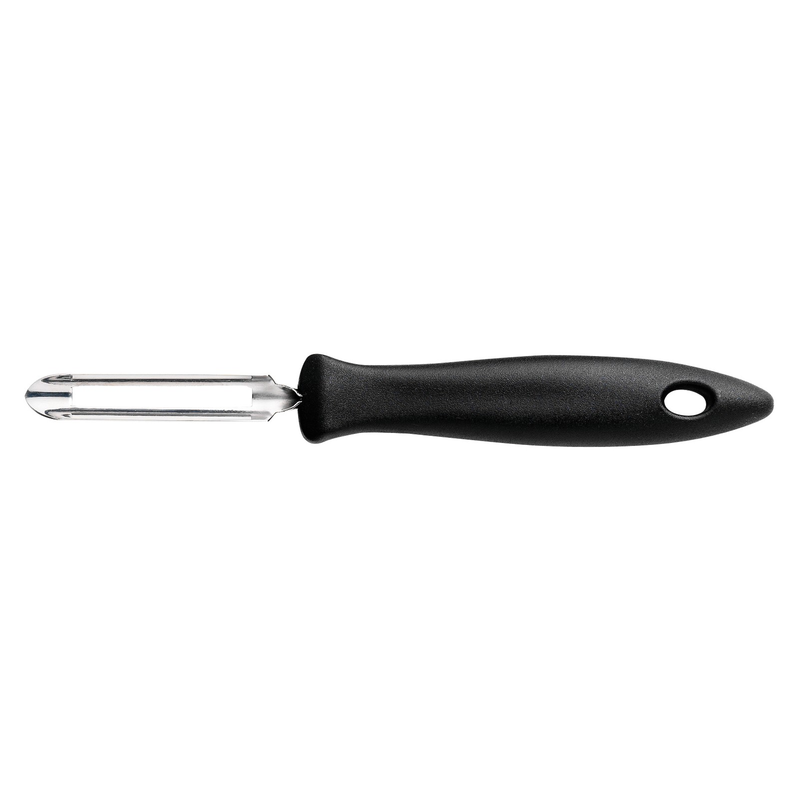 Нож с подвижным лезвием Fiskars Essential для чистки овощей 6 см Black 1065586