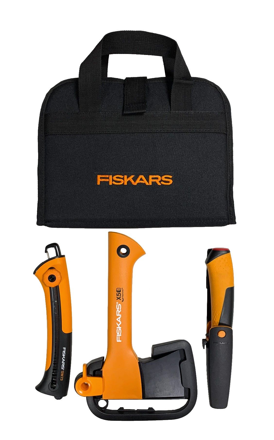 Подарочный набор Fiskars (Топор 1015617 + нож 1023619 + пила 1000613) 2020961