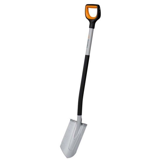 Лопата штыковая скругленная Fiskars Xact™ (1066729)