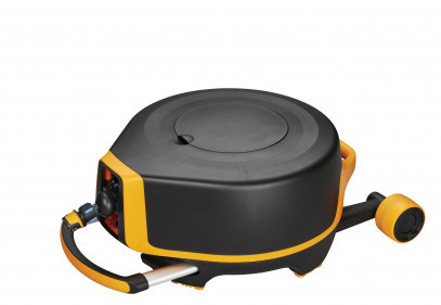 Автоматична котушка зі шлангом Fiskars XL з роликами (1067548)