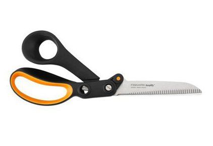 Ножницы Fiskars для тяжёлой работы с зазубренным лезвием 1020223