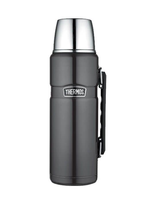 Термос Thermos Stainless King Flask, Gun Metal 1.2L 170024