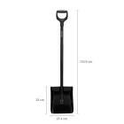 Лопата совковая для бетона Fiskars Ergonomic Pro (1066713) - фото 2