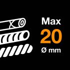 Универсальные ножницы Fiskars с петлей для пальцев 111450 (1001533) - фото 2