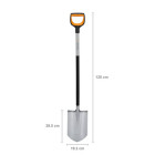 Лопата штыковая скругленная Fiskars Xact™ (1066729) - фото 2