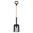 Лопата совкова с деревянной ручкой Fiskars Solid™ (1066723) - фото 1