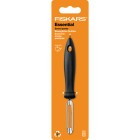 Нож с подвижным лезвием Fiskars Essential для чистки овощей 6 см Black 1065586 - фото 2