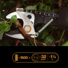 Акумуляторний висотний сучкоріз Fiskars eLopper™ (1082299) без акумулятора - фото 3