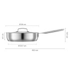 Сотейник Fiskars All Steel 26 см 1064746 - фото 2