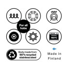 Сковорода Fiskars Hard Face 30 см (1075521) - фото 5