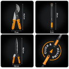 Ножиці для живоплоту + Гілкоріз площинний OneClick (1080711) - фото 3