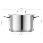 Кастрюля Fiskars All Steel 5 л 1064752 - фото 2