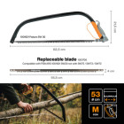 Пила лучковая Fiskars 21" 124800 (1001621) - фото 1