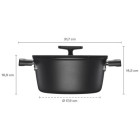 Каструля Hard Face 3,5 л з кришкою (1075526) - фото 3