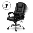 Кожаное офисное кресло Sofotel 2435 черное  - фото 6