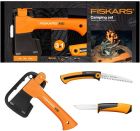 Подарочный набор Fiskars (Топор XXS X5 1015617 + нож + пила) 1057912 - фото 1