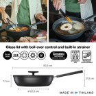 Сотейник Hard Face 28 см з кришкою (1075530) - фото 5