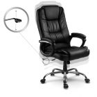 Кожаное офисное кресло Sofotel 2435 черное  - фото 10